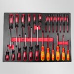 Servante Atelier Brumann 8 tiroirs 6 remplis + placard latéral + 2 clé dynamométrique – Image 11