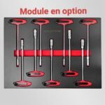 Servante Atelier Brumann 8 tiroirs 6 remplis + placard latéral + 2 clé dynamométrique – Image 14