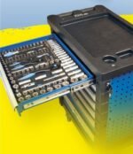 Chariot d'atelier Brilliant Tools avec 7 tiroirs et 473 outils, BT153473 – Image 9