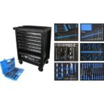 Chariot d'atelier Brilliant Tools avec 7 tiroirs et 473 outils, BT153473