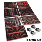 SERVANTE D'ATELIER BM TOOLS 9/7 MONSTER-EDITION-GREY 7 TIROIRS PLEINS, 1 PORTE & – Image 3