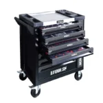 SERVANTE D'ATELIER BM TOOLS 9/7 MONSTER-EDITION-GREY 7 TIROIRS PLEINS, 1 PORTE & – Image 5