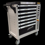 Servante d’atelier 7 tiroirs 6 outillés MunichTools Grey Line – Armoire latérale