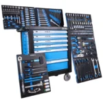 Chariot D'Atelier Rempli D'Outils Chariot À Outils Inclus 3 Tonnes Cric Vert – Image 2