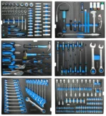 Chariot D'Atelier Rempli D'Outils Chariot À Outils Inclus 3 Tonnes Cric Vert – Image 7