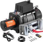 Treuil Électrique 12 V 8165 kg (18000 lb) avec Câble Acier 26 m et Télécommande – Image 2